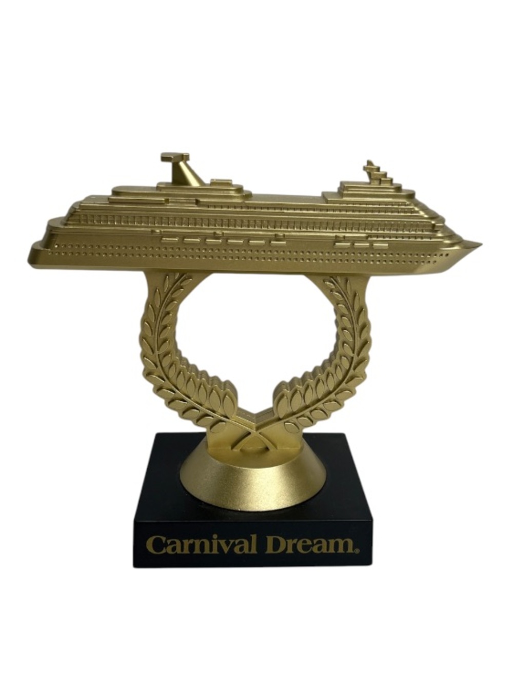 Carnival Dream Ship on a Stick Trivia Trophy